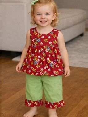 CUTE Remember Nguyen Outfit Set Corduroy Size 2